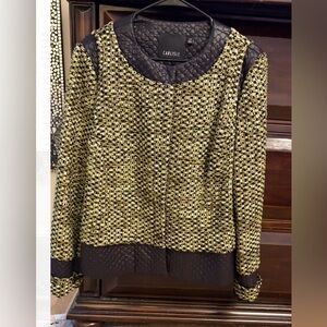 Carlisle Sz XL Black and Green Elegant Jacket